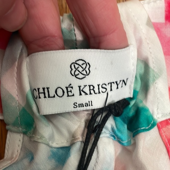 Chloe Kristyn Jessica Cami Sleeveless Blouse Colorful Women's Small NWT - Picture 5 of 6